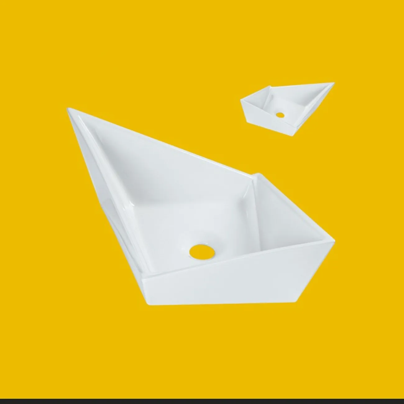 Керамический креативный умывальник для ванной комнаты LaLume MB20658-23 Керамический креативный умывальник для ванной комнаты LaLume MB20658-23