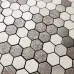 Маленькая шестиугольная 3д плитка в виде мозайки LaLume MB20835-23