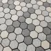 Маленькая шестиугольная 3д плитка в виде мозайки LaLume MB20835-23