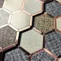Шестиугольная 3д плитка в виде мозайки на самоклеющейся основе LaLume MB20840-23