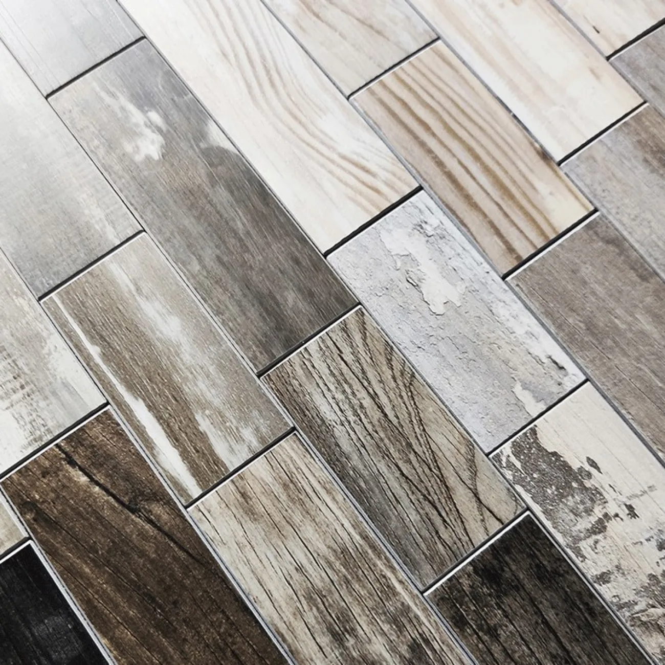 Креативная 3д плитка на самоклеящейся основе с имитацией древесины LaLume MB20841-23