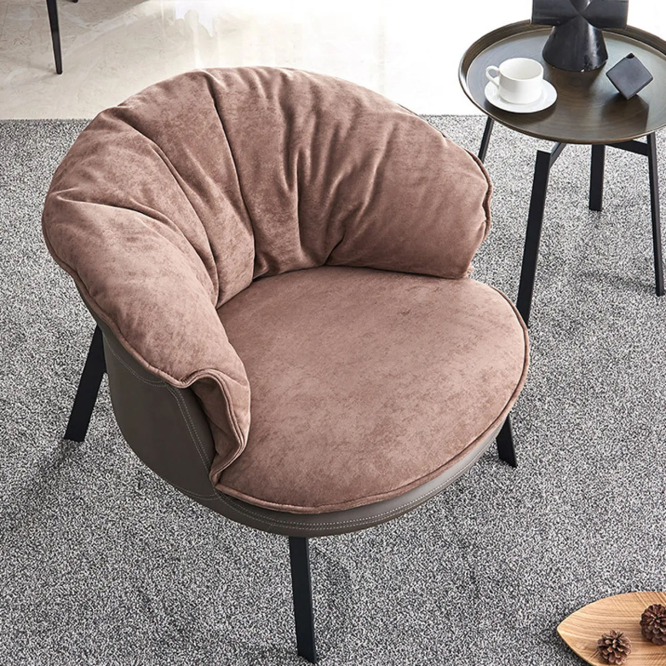 Роскошное одноместное кресло для гостиной LaLume MB20735-23