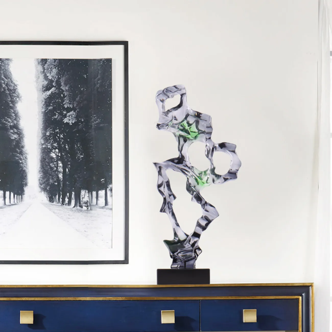 Абстрактная скульптура в форме кристалла для гостинной LaLume DK21052-23