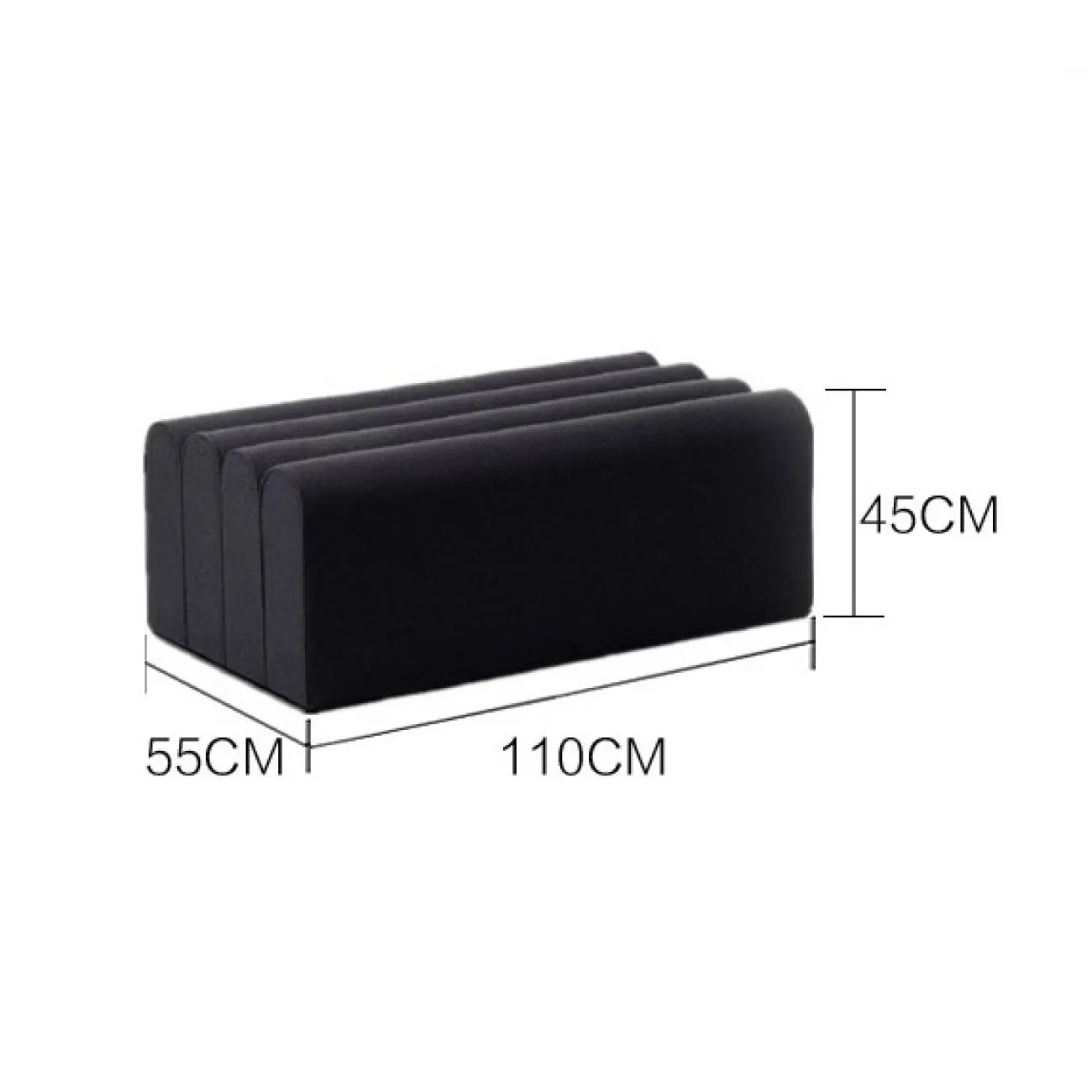 Дизайнерская мягкая банкетка LaLume DK21055-23