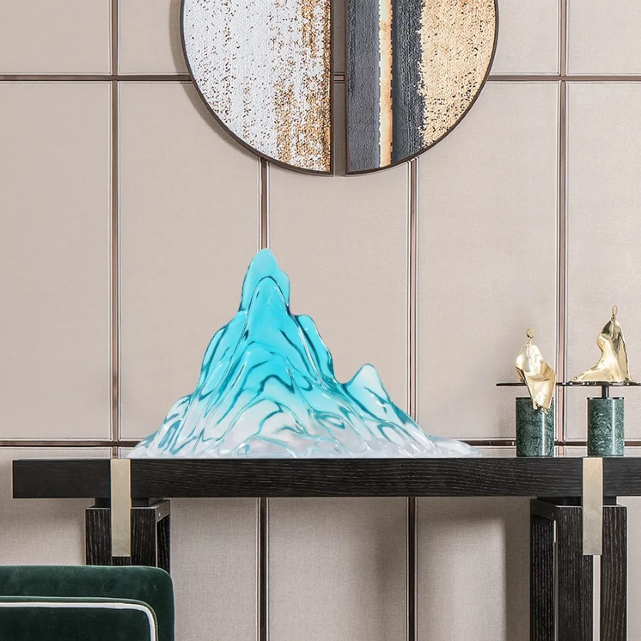 Дизайнерская скульптура в форме горы LaLume DK21058-23