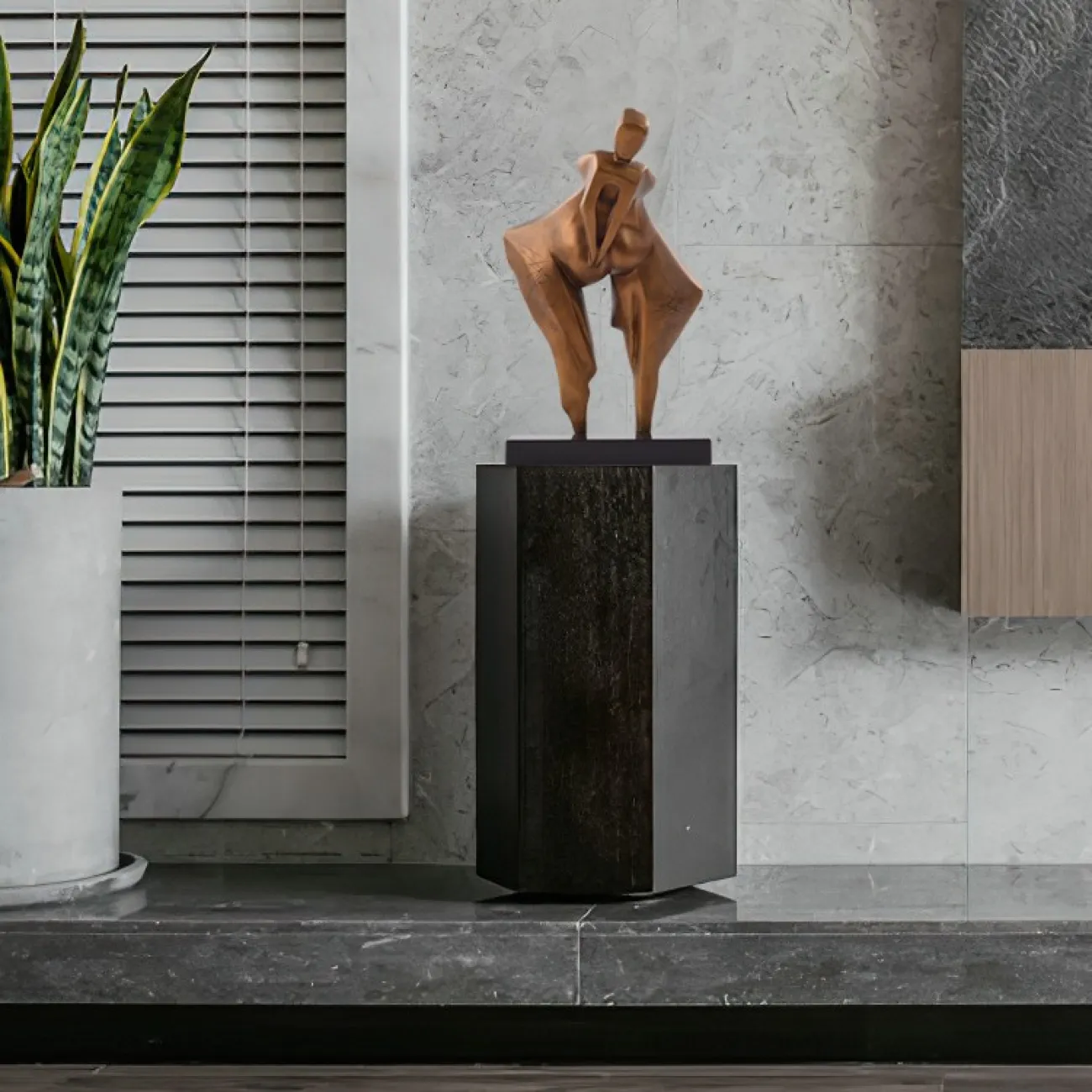 Скульптура женщины из смолы LaLume DK21059-23