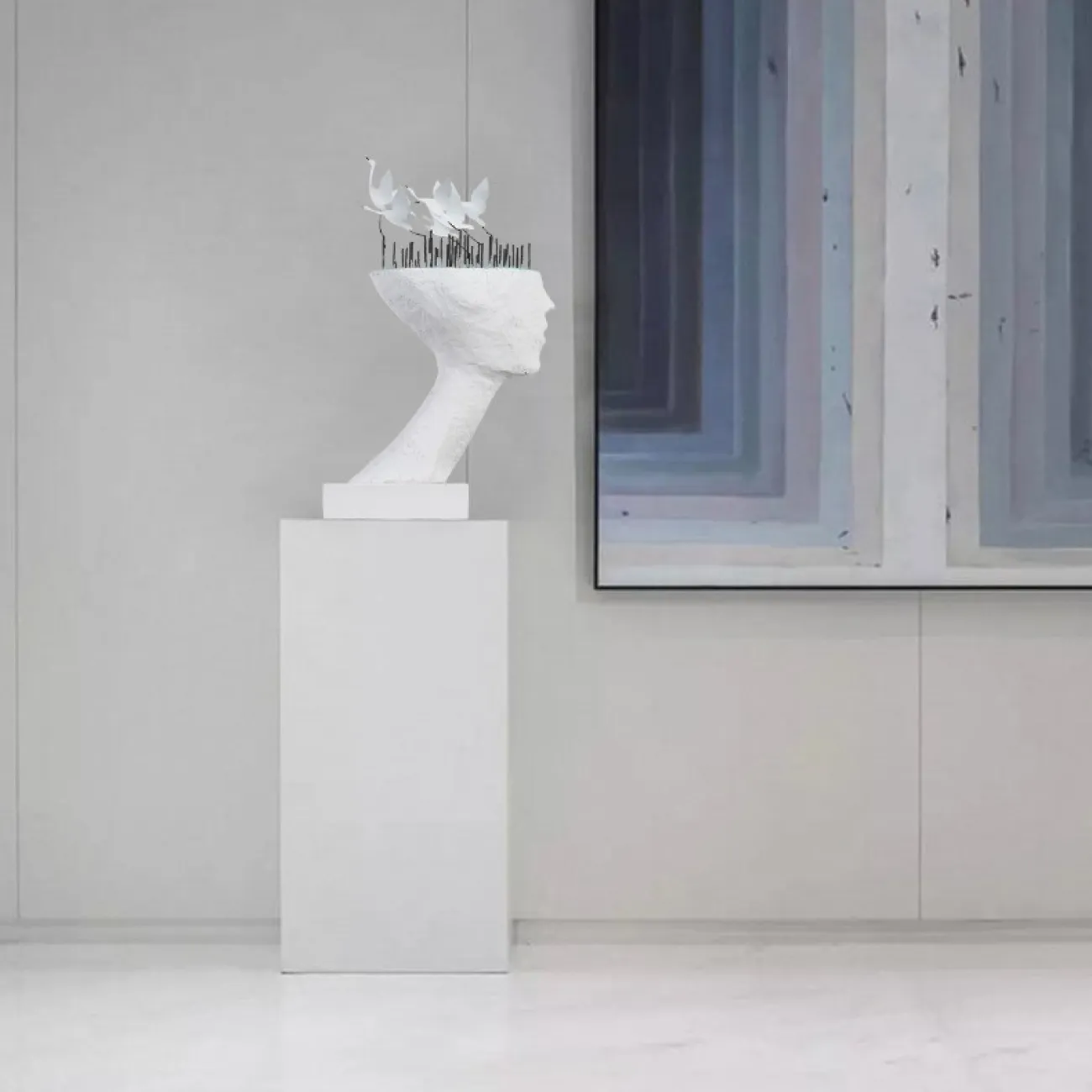 Дизайнерская скульптура профиль LaLume DK21061-23