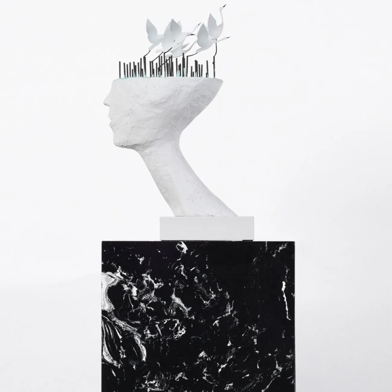 Дизайнерская скульптура профиль LaLume DK21061-23