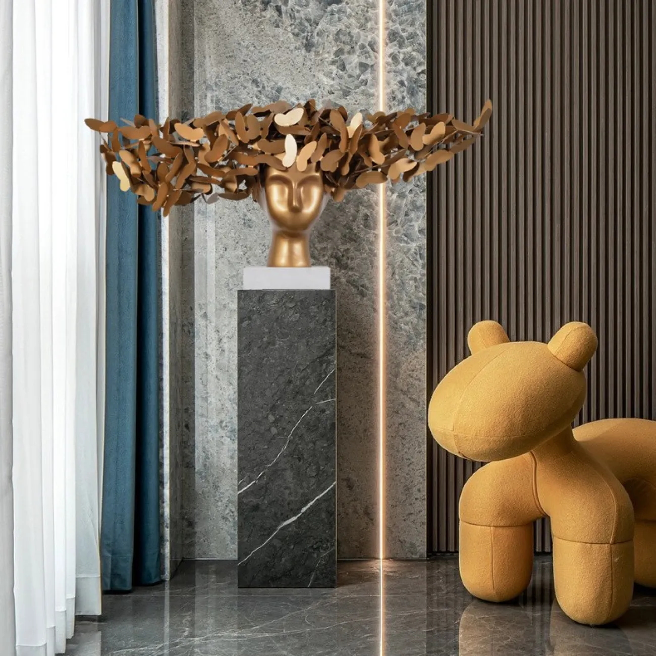 Скульптура голова женщины LaLume DK21062-23