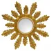 Роскошное зеркало в золотой раме LaLume DK20926-23