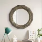 Дизайнерское круглое зеркало для гостиной LaLume DK20927-23