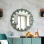Красивое круглое зеркало для гостиной LaLume DK20931-23