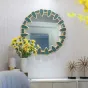 Красивое круглое зеркало для гостиной LaLume DK20931-23