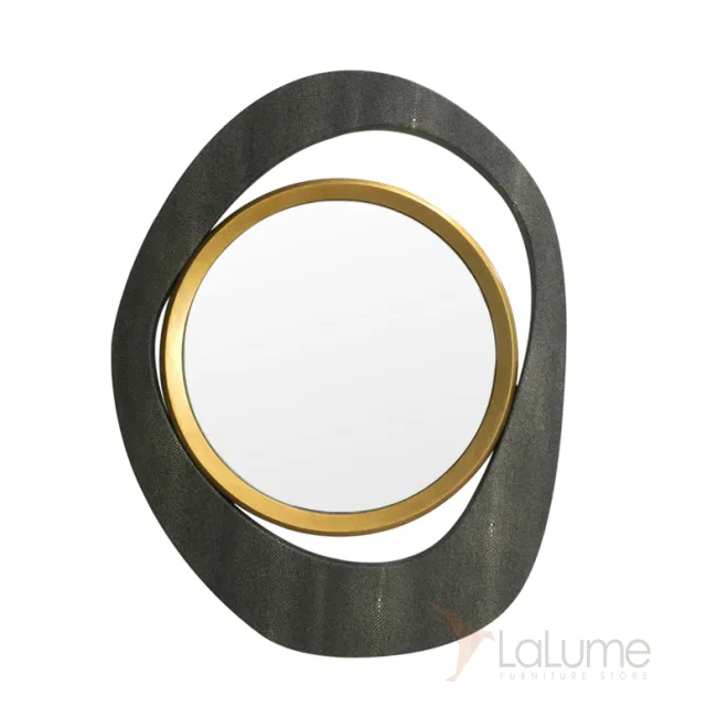 Настенное круглое зеркало для гостиной LaLume DK20932-23