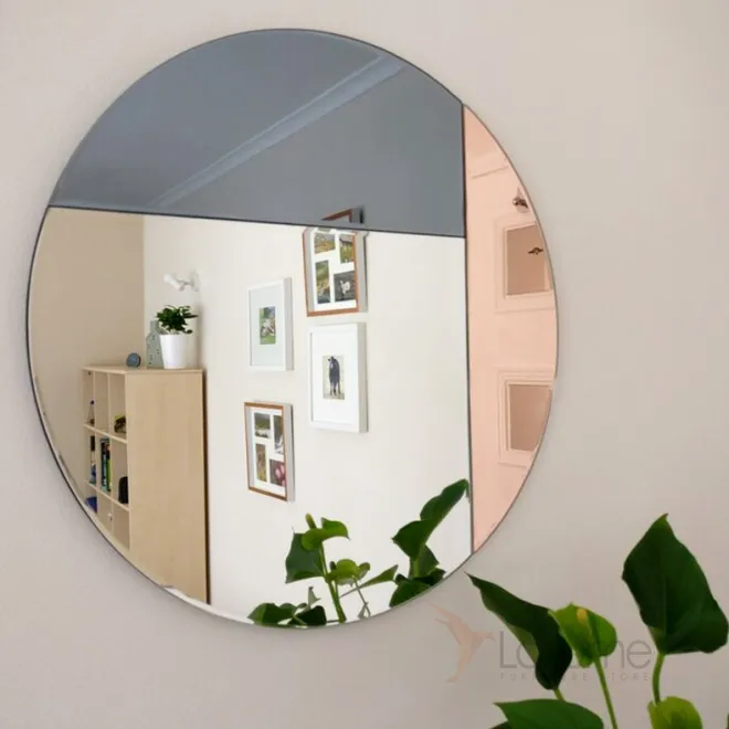 Изящное круглое зеркало LaLume DK20934-23
