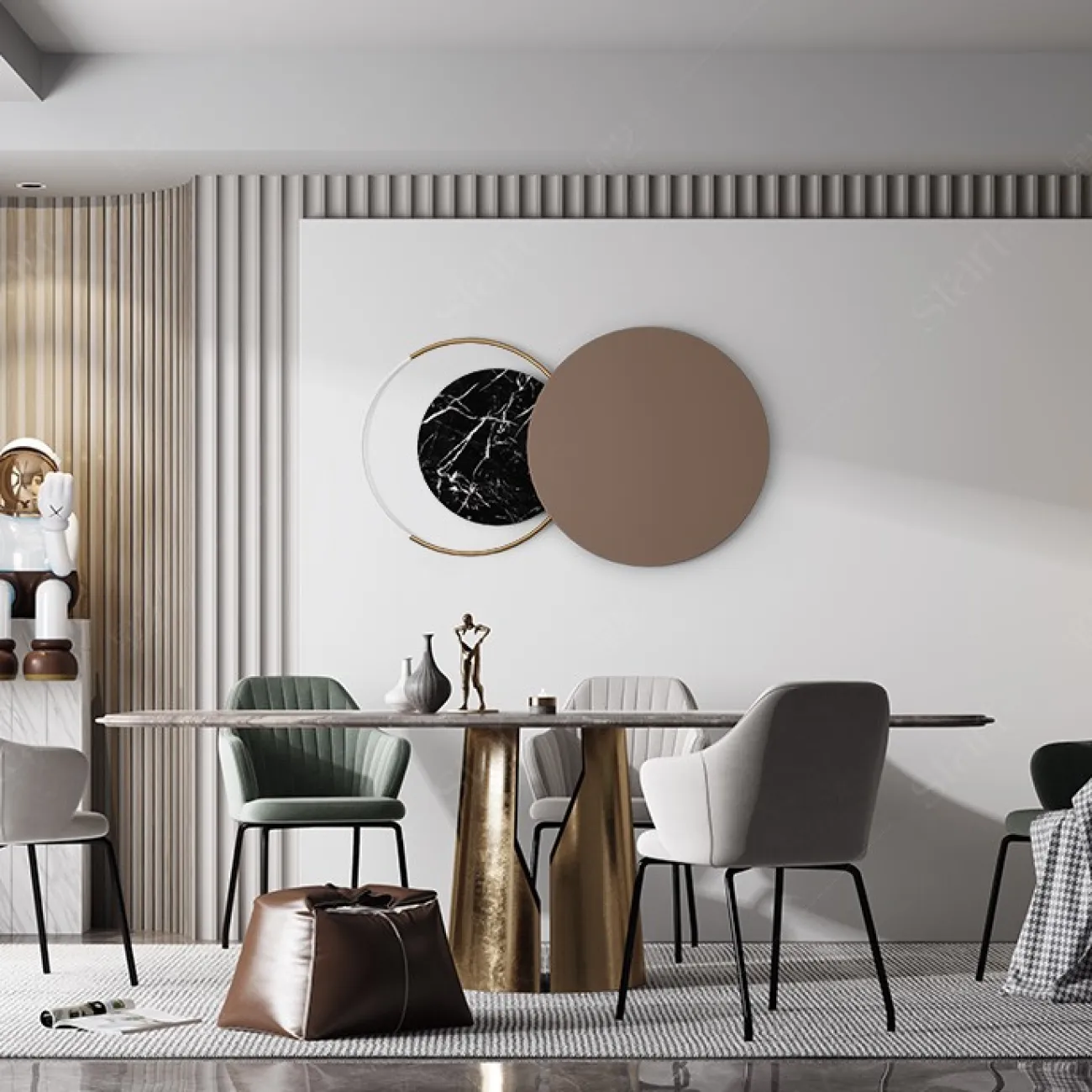 Настенный декор в европейском стиле LaLume DK20937-23