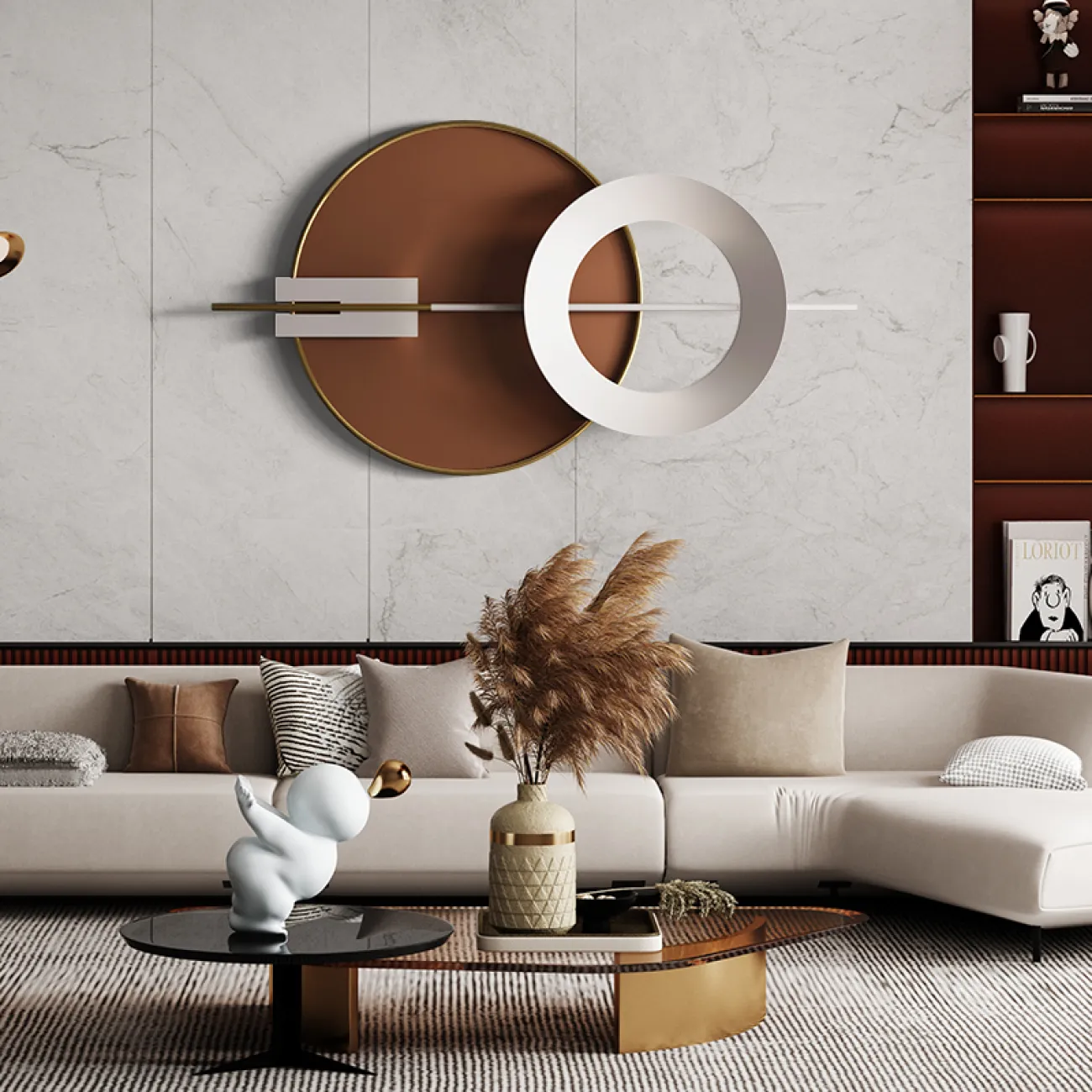 Современный настенный декор для гостиной LaLume DK20942-23