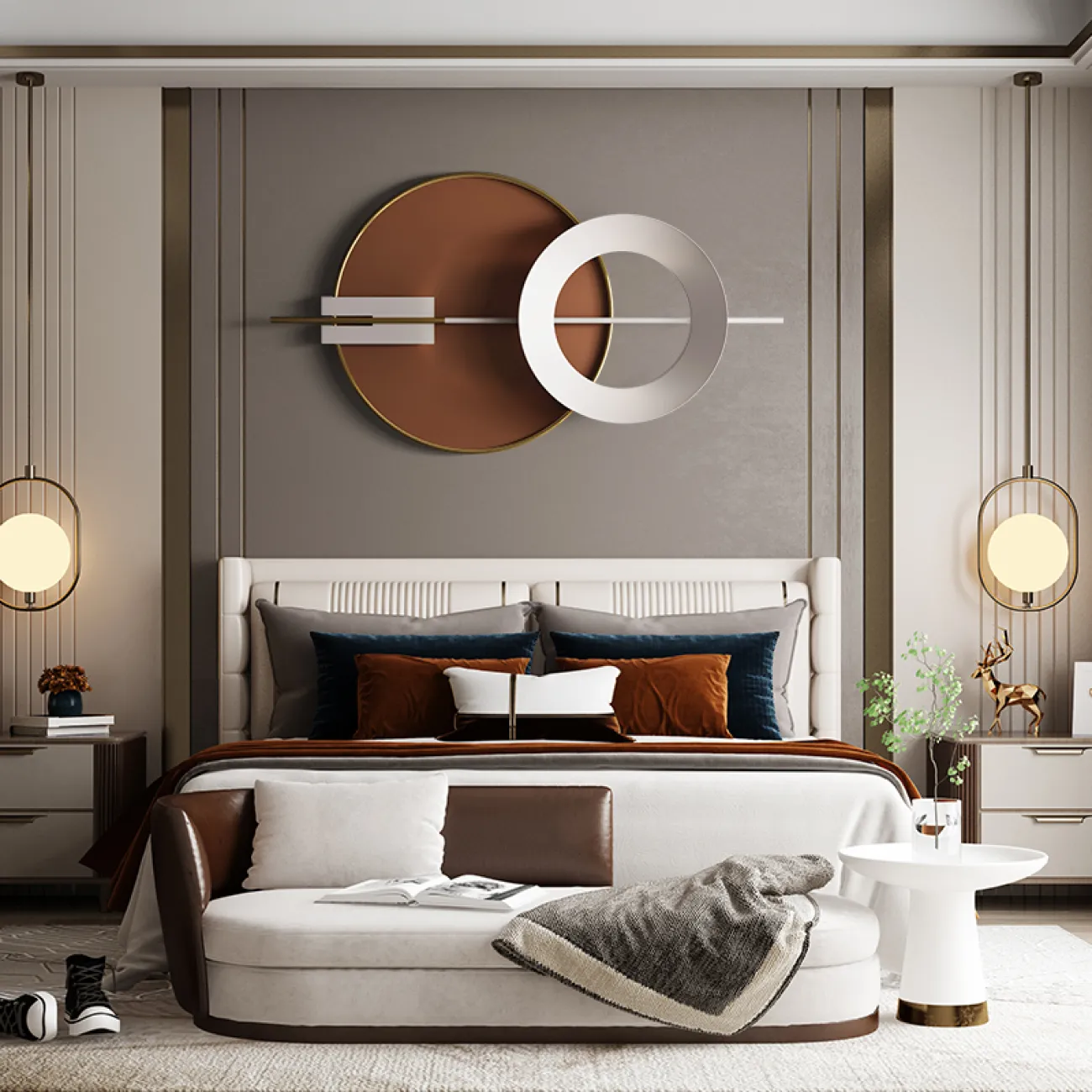 Современный настенный декор для гостиной LaLume DK20942-23