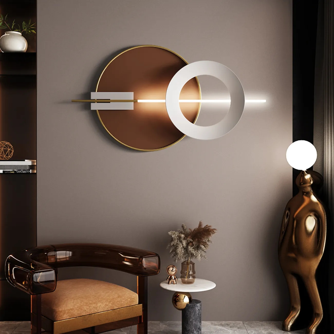 Современный настенный декор для гостиной LaLume DK20942-23