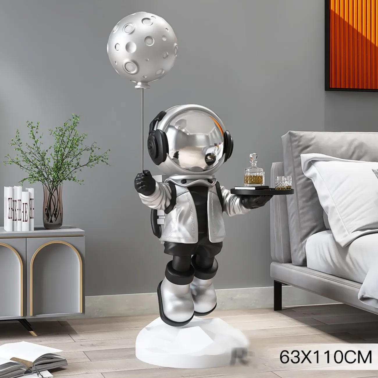 Космонавт с подносом и воздушным шаром LaLume DK20944-23