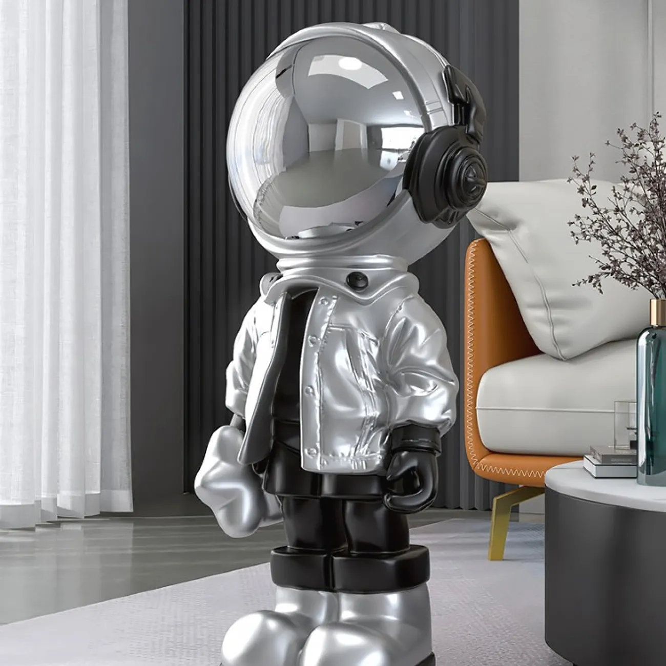 Скульптура астронавта для гостиной LaLume DK20945-23