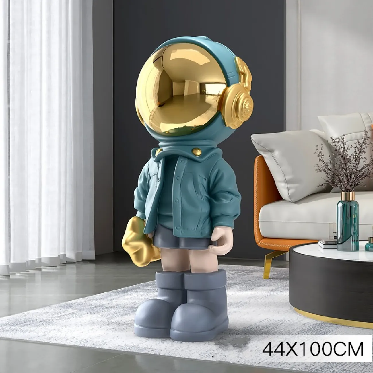 Скульптура астронавта для гостиной LaLume DK20945-23