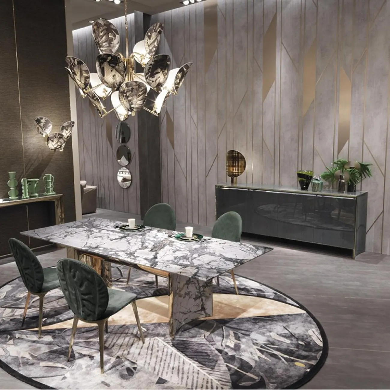 Буфет в минималистическом стиле для гостиной LaLume MB20699-23