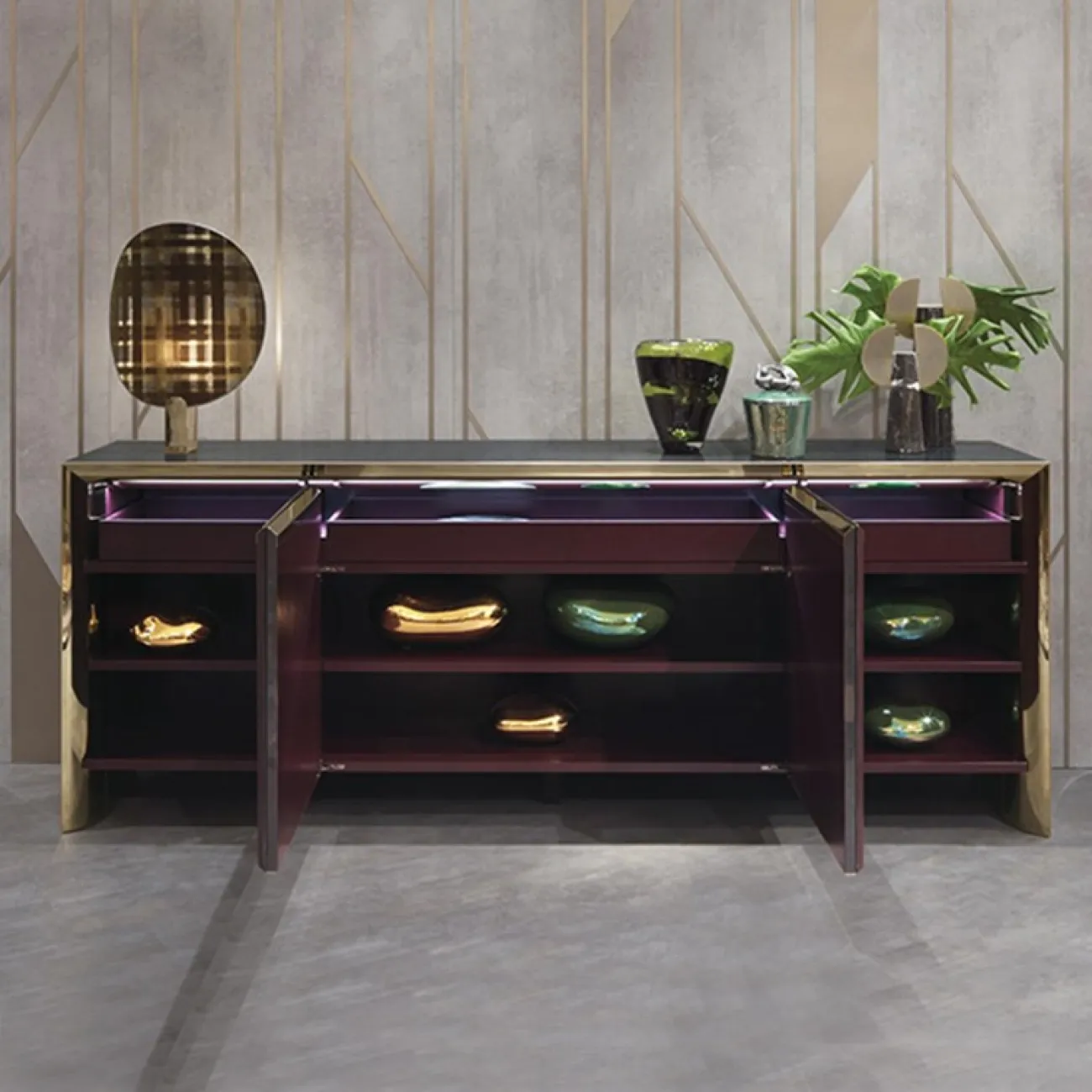 Буфет в минималистическом стиле для гостиной LaLume MB20699-23