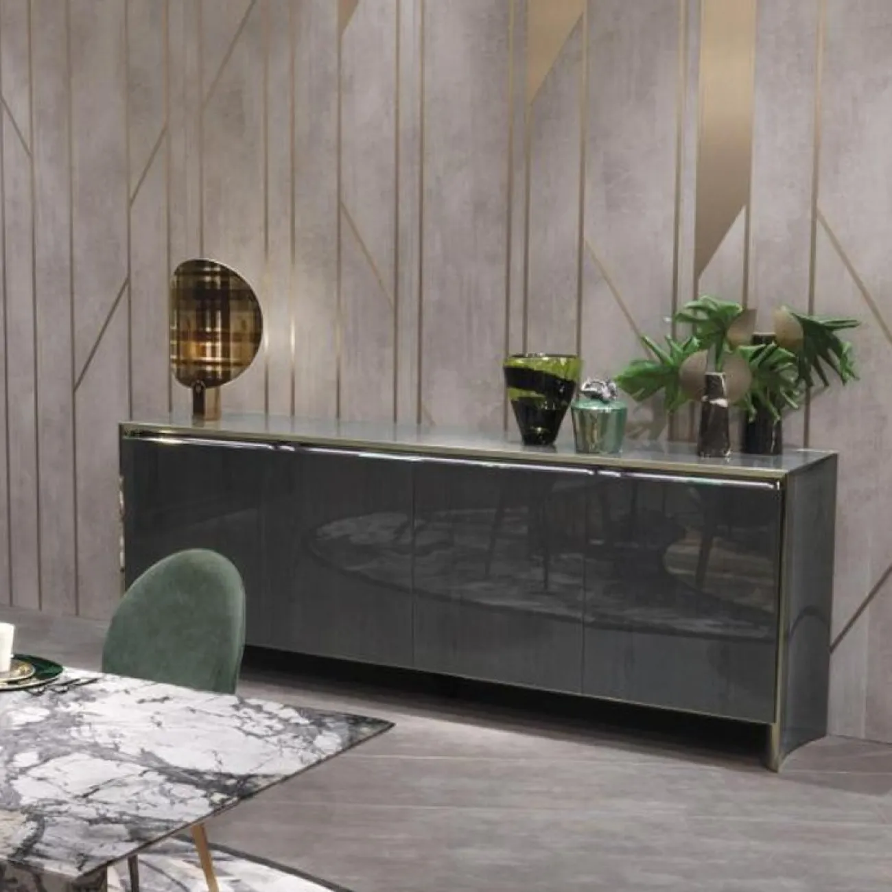 Буфет в минималистическом стиле для гостиной LaLume MB20699-23