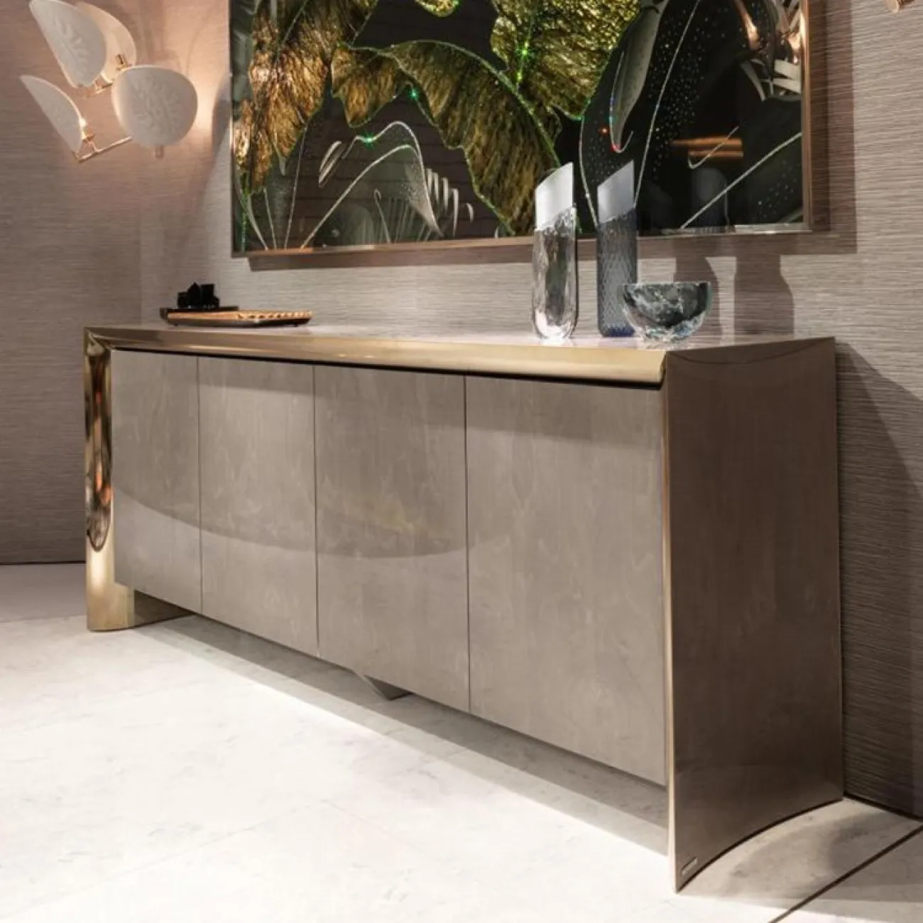 Буфет в минималистическом стиле для гостиной LaLume MB20699-23