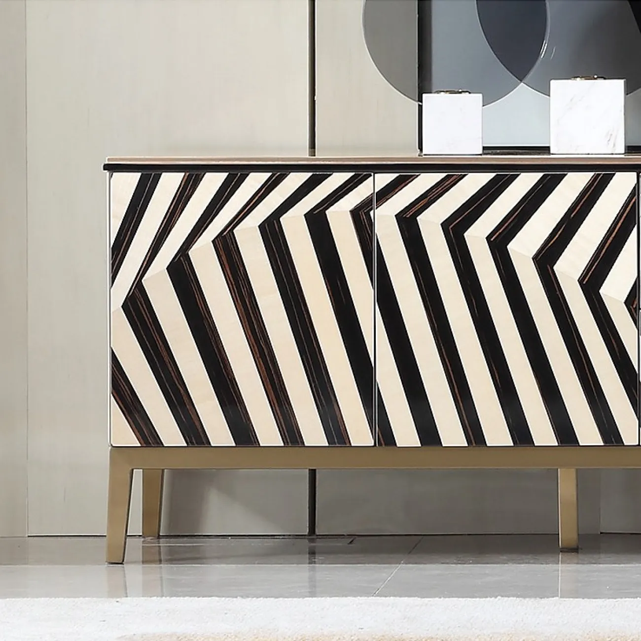 Роскошный комод под телевизор для гостиной LaLume MB20704-23