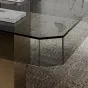 Журнальный стол из закаленного стекла для гостиной LaLume MB20705-23