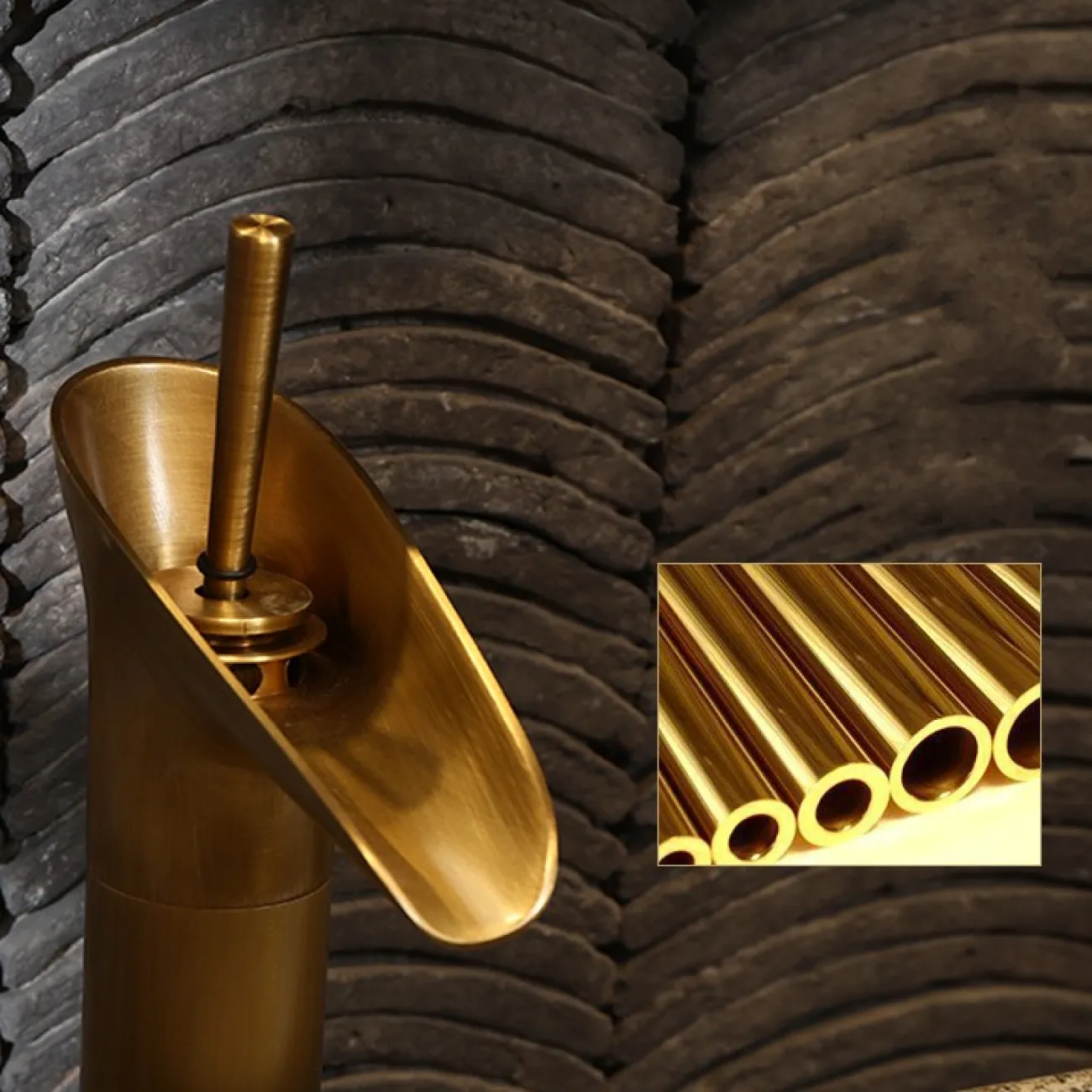 Керамический ретро умывальник для ванной комнаты LaLume MB20707-23