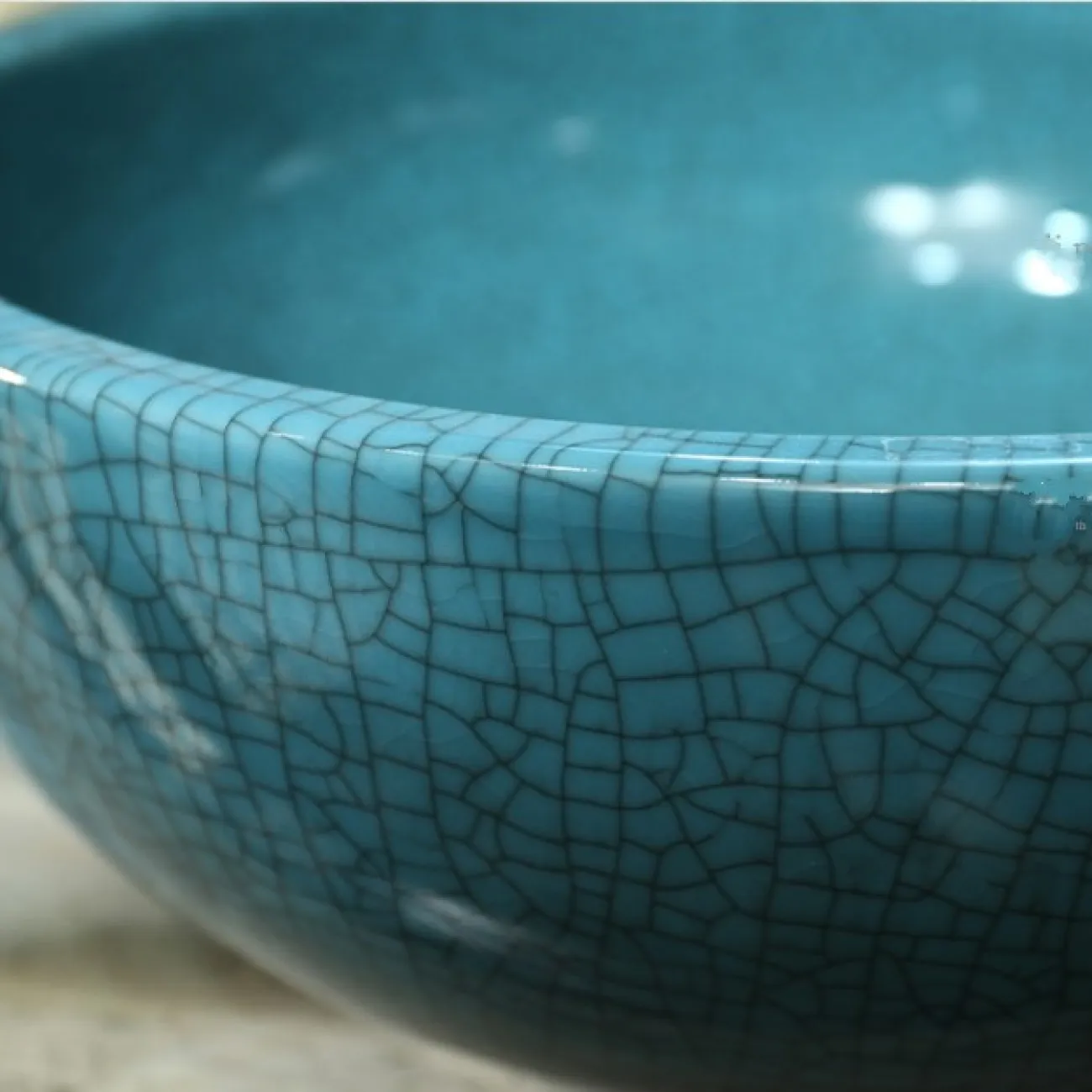 Керамическая раковина с узорами для ванной комнаты LaLume MB20708-23