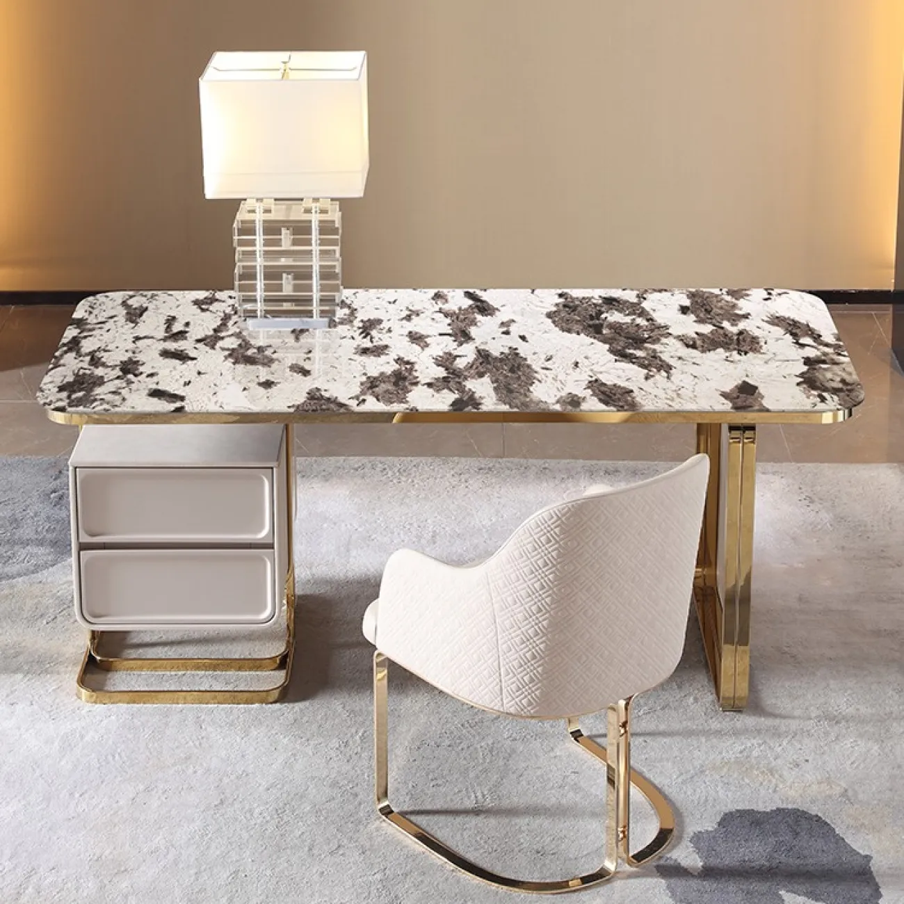 Дизайнерский письменный стол для кабинета LaLume MB20711-23