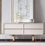 Белоснежный комод под телевизор для гостиной LaLume MB20712-23