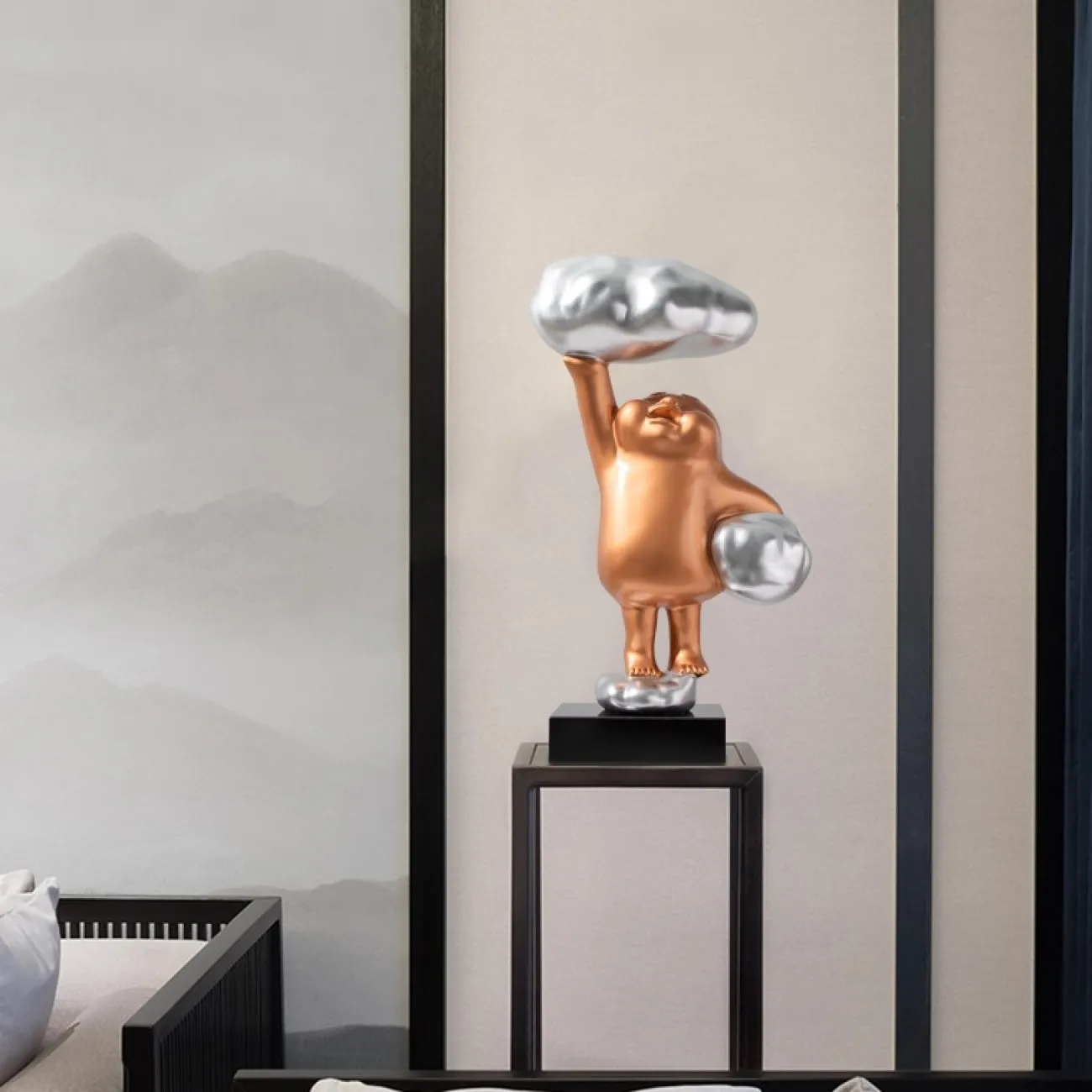 Скульптура человек с облаками LaLume DK21071-23