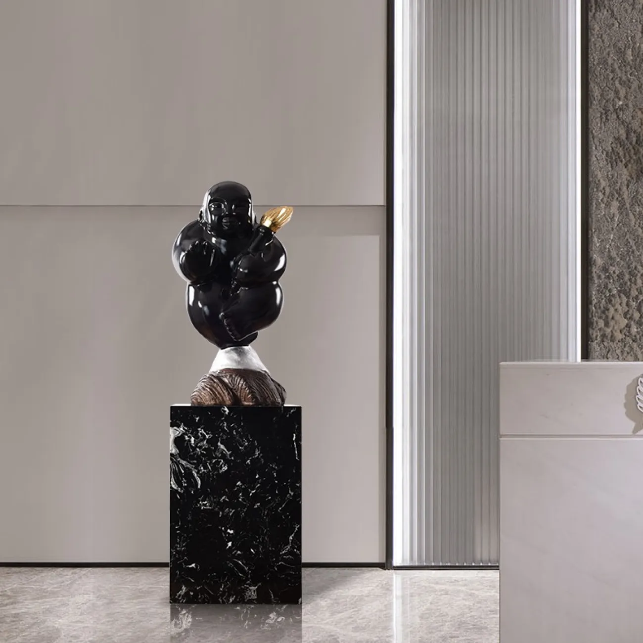 Статуэтка человека в китайском стиле LaLume DK21072-23 Статуэтка человека в китайском стиле LaLume DK21072-23