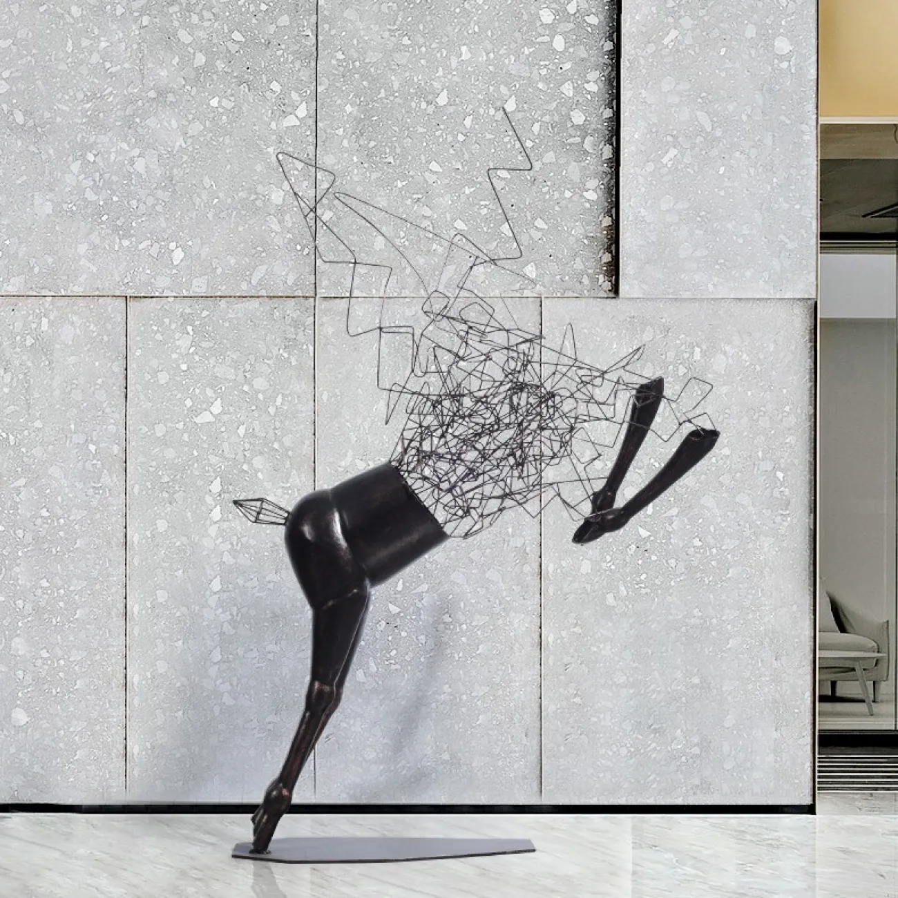 Геометрическая скульптура животного LaLume DK21080-23 Геометрическая скульптура животного LaLume DK21080-23