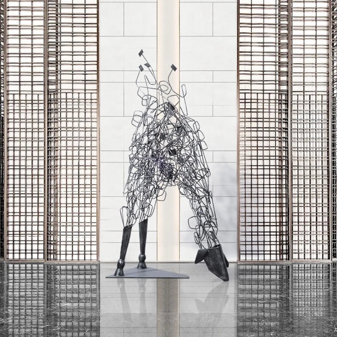 Геометрическая скульптура животного LaLume DK21081-23