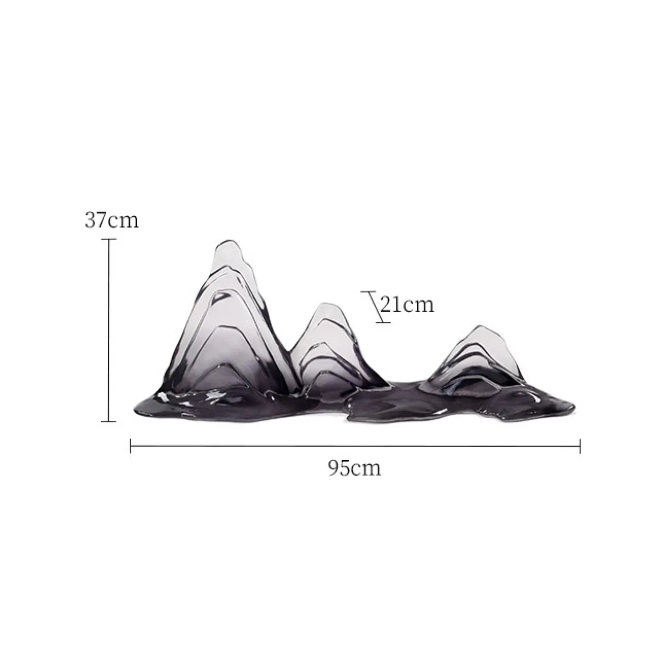 Дизайнерская скульптура в форме горы LaLume DK21085-23 Дизайнерская скульптура в форме горы LaLume DK21085-23