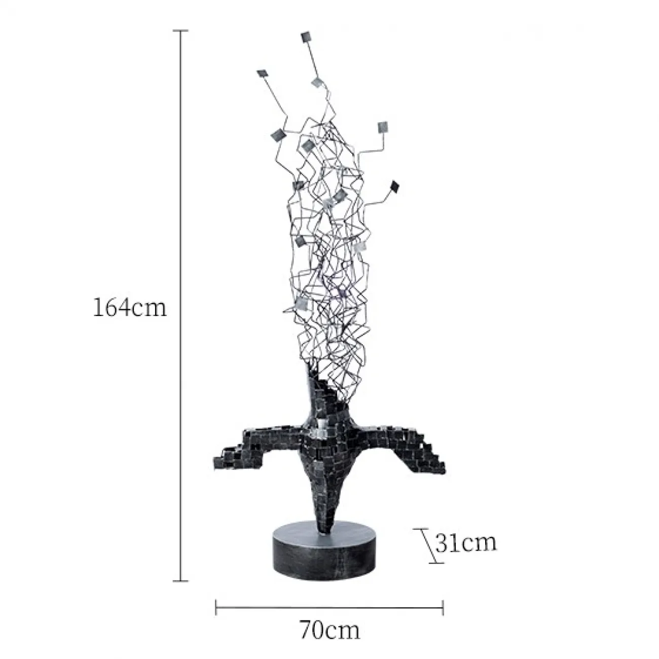 Интерьерный декор голова оленя для гостиной LaLume DK21087-23