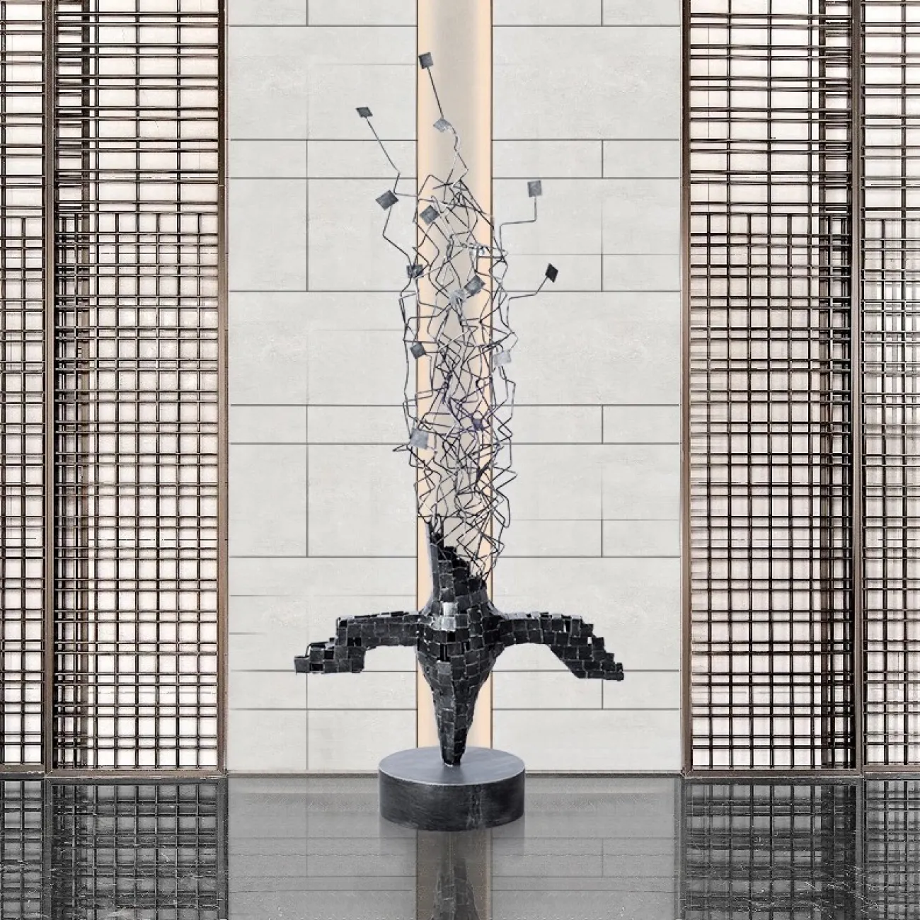 Интерьерный декор голова оленя для гостиной LaLume DK21087-23 Интерьерный декор голова оленя для гостиной LaLume DK21087-23