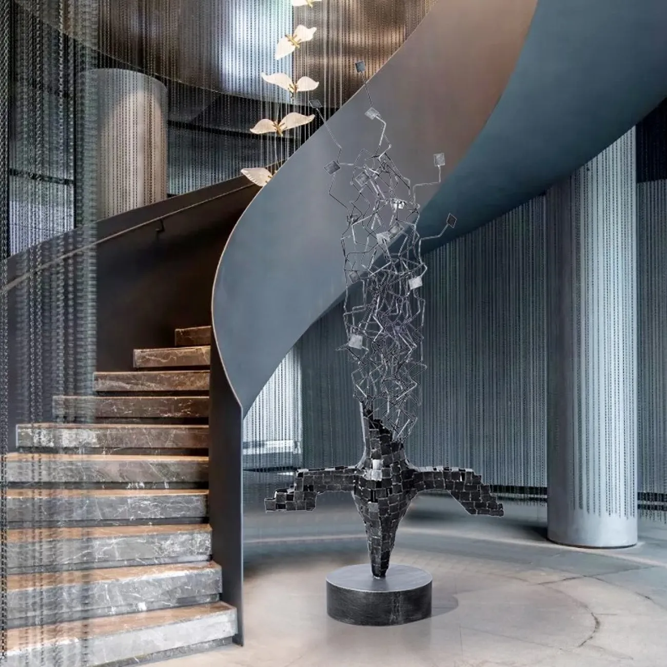 Интерьерный декор голова оленя для гостиной LaLume DK21087-23 Интерьерный декор голова оленя для гостиной LaLume DK21087-23