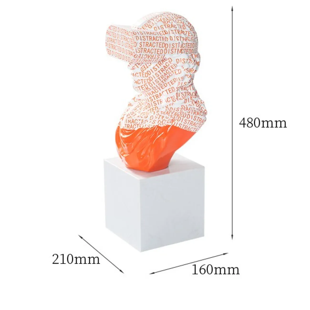 Дизайнерская скульптура человека в очках LaLume DK21089-23