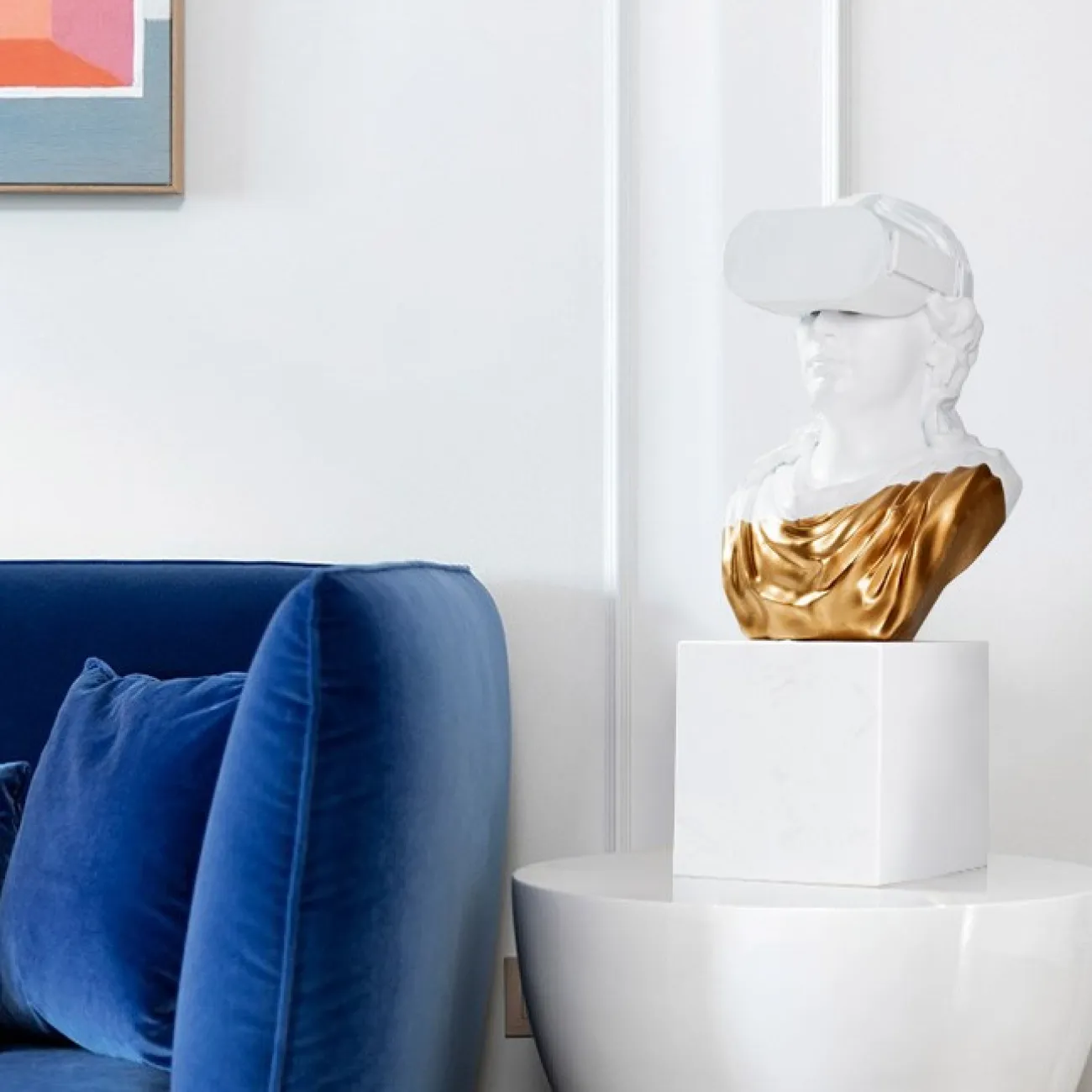 Дизайнерская скульптура человека в очках LaLume DK21089-23