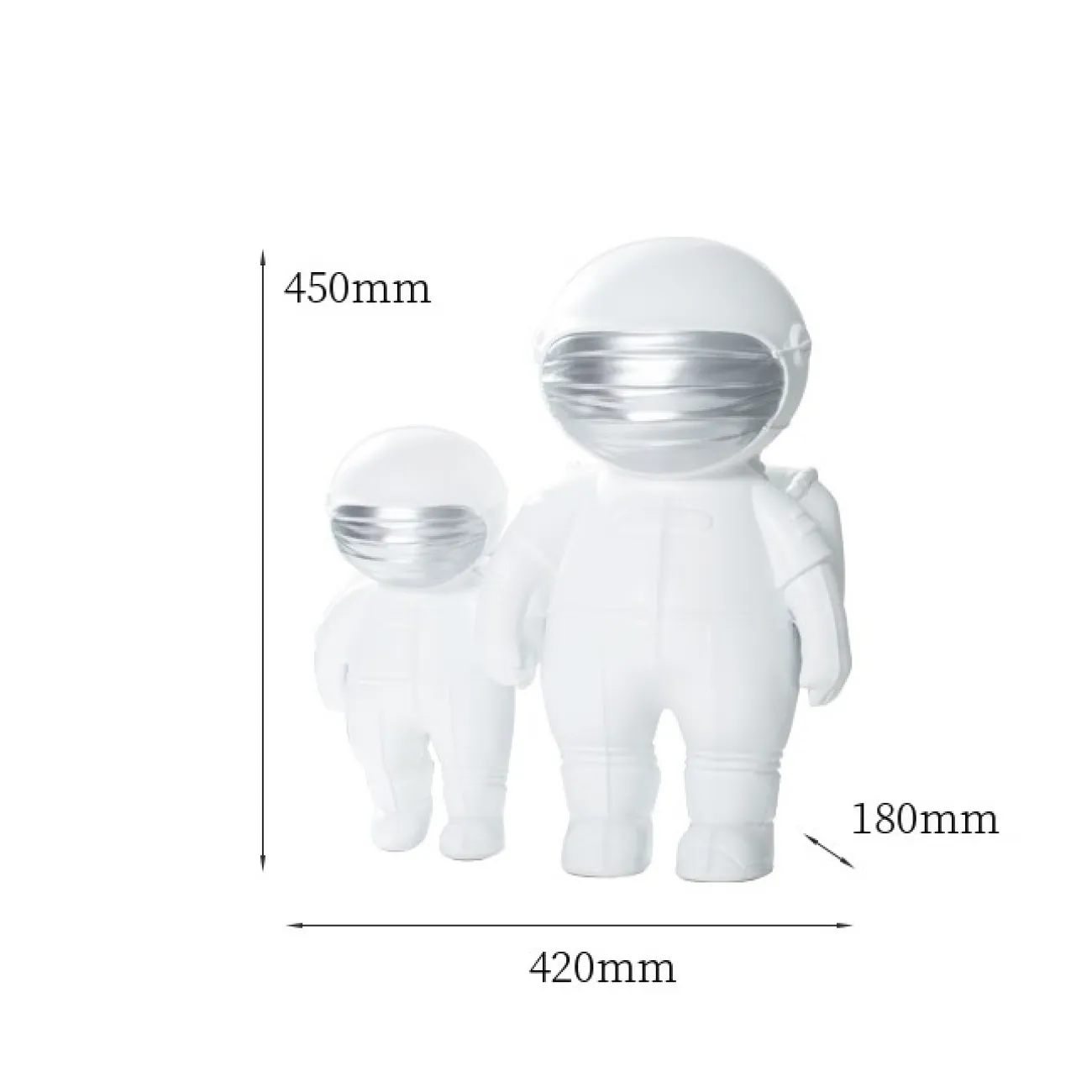Скульптура двух астронавтов LaLume DK21090-23
