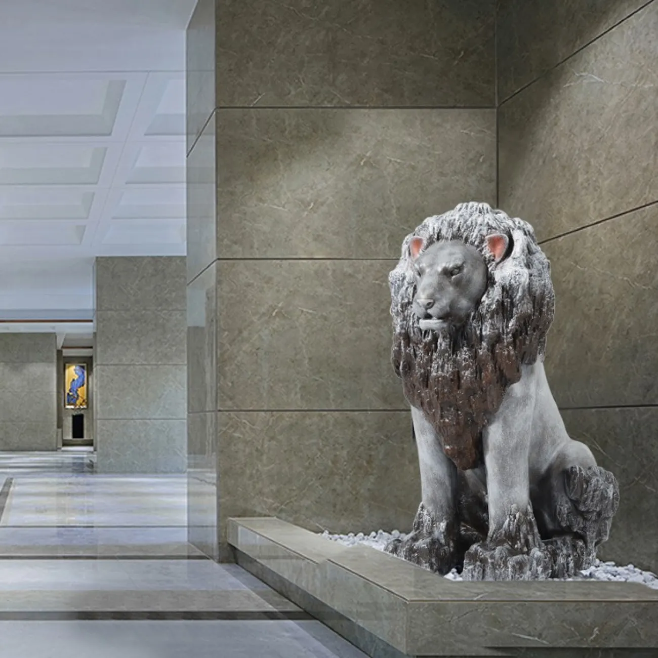 Креативная статуэтка в виде льва LaLume DK21094-23 Креативная статуэтка в виде льва LaLume DK21094-23