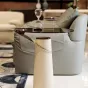 Круглый журнальный столик для гостиной LaLume MB20714-23
