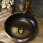 Керамический круглый умывальник для ванной LaLume MB20716-23